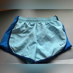 Blue Nike dri fit shorts